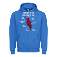 True Royal Anatomy of a female Eclectus Parrot Zipper Hoodie - trangStudio