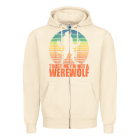 Sandshell trust me i'm not a werewolf men boys halloween costume Zipper Hoodie - trangStudio