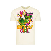 Vintage Arctic 1st birthday girl t rex pink Vintage Tee - CowGirlArtShop