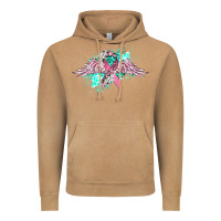 Vintage Camel cancer ribbon with angel wings Vintage Hoodie - CowGirlArtShop