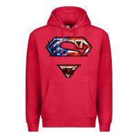 Cardinal super american flag logo Premium Hoodie - LillyAllenDesigns