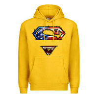 Lemon super american flag logo Premium Hoodie - LillyAllenDesigns