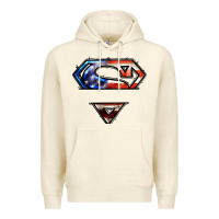 Sandshell super american flag logo Premium Hoodie - LillyAllenDesigns