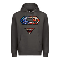 Smoke super american flag logo Premium Hoodie - LillyAllenDesigns
