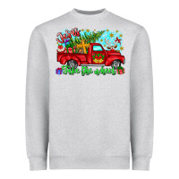 Heather Grey jesus take the wheel Heavyweight Sweatshirt - CowhideDigitalArt