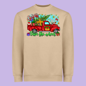 Jesus Take The Wheel Heavyweight Sweatshirt Designed By Cowhidedigitalart