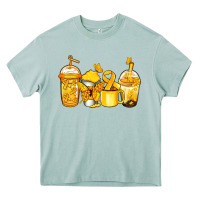 Childhood Cancer Coffee Heavy Core Tee | Teevron