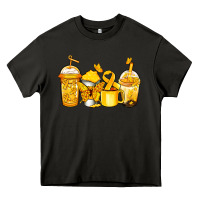 Asphalt childhood cancer coffee Heavy Core Tee - Jasminsmagicworld
