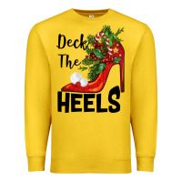 Lemon deck the heels Christmas Premium Sweatshirt - BarkalooDesign