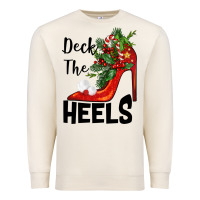 Sandshell deck the heels Christmas Premium Sweatshirt - BarkalooDesign