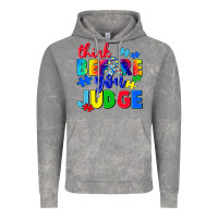 Cloud Rock think before you judge Vintage Hoodie - CowGirlArtShop