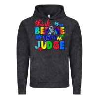 Vintage Black think before you judge Vintage Hoodie - CowGirlArtShop
