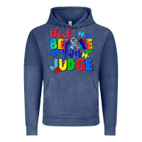 Vintage Denim think before you judge Vintage Hoodie - CowGirlArtShop