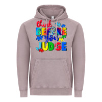 Vintage Zinc think before you judge Vintage Hoodie - CowGirlArtShop