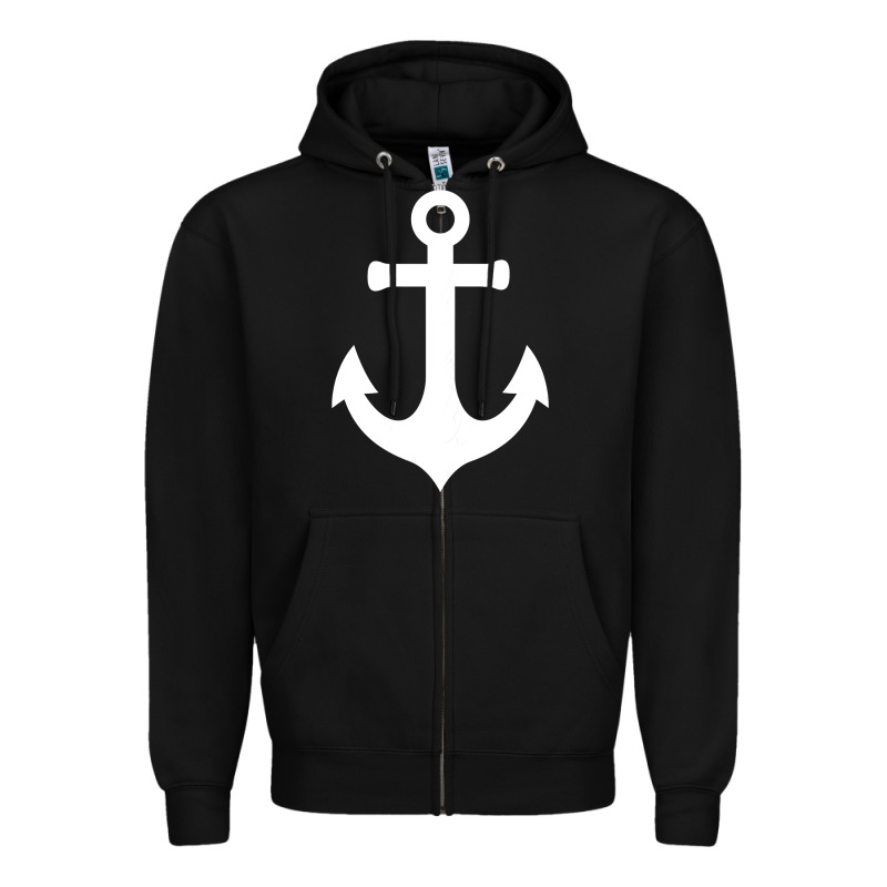 Boat Anchor For Women N Girls Summer Zipper Hoodie by trangStudio | Teevron