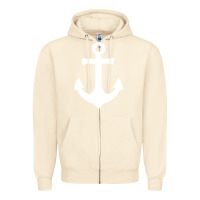 Sandshell Boat Anchor for Women n Girls Summer Zipper Hoodie - trangStudio