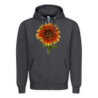 Smoke The  Sunflower Zipper Hoodie - LillyAllenDesigns