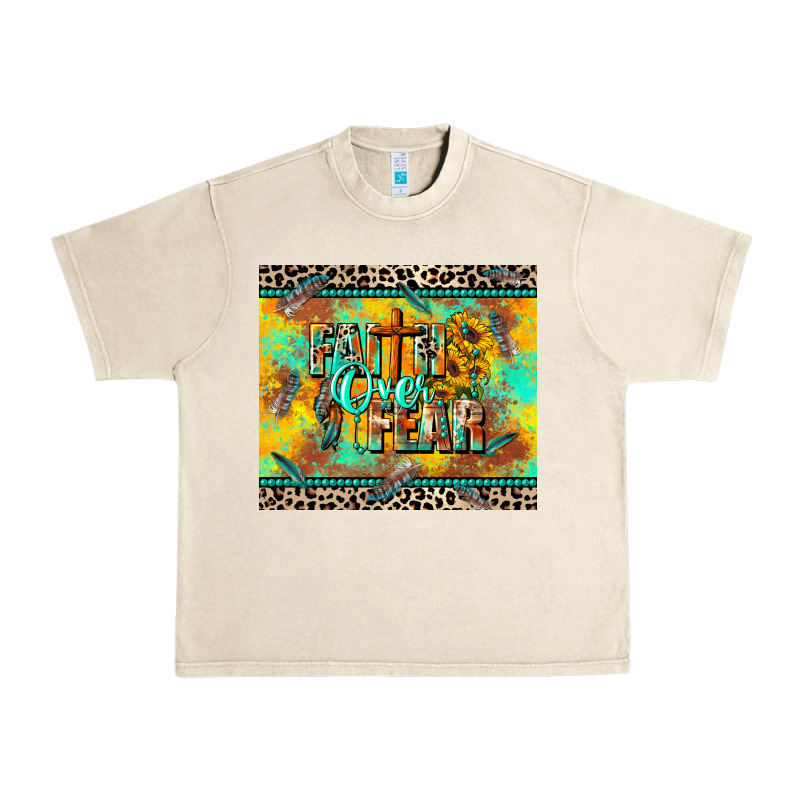 Faith Over Fear Urban Heavy Tee by CowGirlArtShop | Teevron