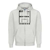 Dove Grey new york city city nyc america fly travel Zipper Hoodie - trangStudio