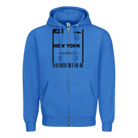 True Royal new york city city nyc america fly travel Zipper Hoodie - trangStudio