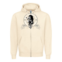 Sandshell Bon Scott Rock n' Roll Lion Shield Zipper Hoodie - trangStudio