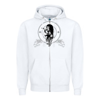 Bon Scott Rock N' Roll Lion Shield Zipper Hoodie | Teevron