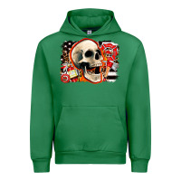 Emerald firefighter skull Urban Hoodie - AdoDesignShop
