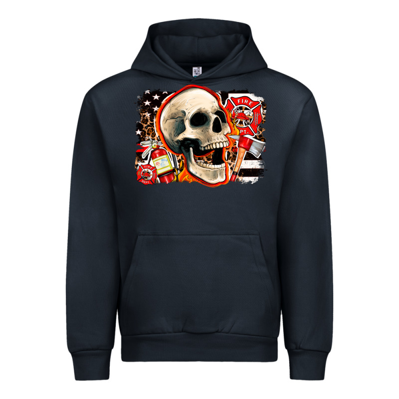 Firefighter Skull Urban Hoodie by AdoDesignShop | Teevron