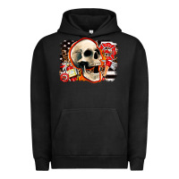 Pigment Black firefighter skull Urban Hoodie - AdoDesignShop