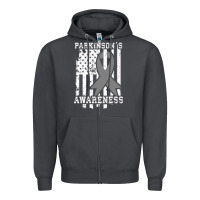 Smoke Parkinson's Disease Awareness T  Gift for PD Patients Zipper Hoodie - trangStudio