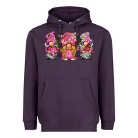 Plum breast cancer gnome Heavyweight Hoodie - BarkalooDesign
