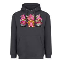 Smoke breast cancer gnome Heavyweight Hoodie - BarkalooDesign