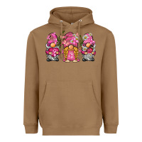 Toasted Coconut breast cancer gnome Heavyweight Hoodie - BarkalooDesign