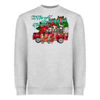 Heather Grey It's the Most Wonderful Of The Heavyweight Sweatshirt - CowhideDigitalArt