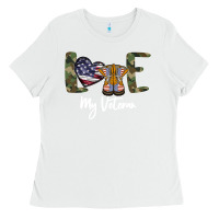 White My Veteran Ladies Tee - Bettercallsaul