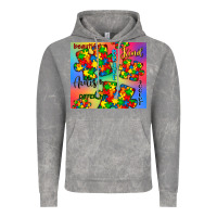 Cloud Rock autism puzzle piece Vintage Hoodie - CowGirlArtShop