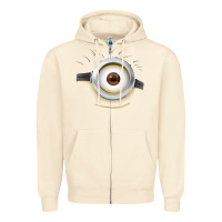 Sandshell Carl Side Smile Zipper Hoodie - trangStudio