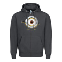Smoke Carl Side Smile Zipper Hoodie - trangStudio