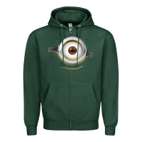 Sports Green Carl Side Smile Zipper Hoodie - trangStudio