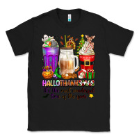 Black Hallothanksmas coffee cups Classic Tee - texasbilliewilder