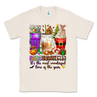 Natural Hallothanksmas coffee cups Classic Tee - texasbilliewilder