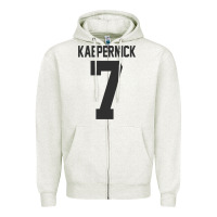Oatmeal Heather Men Colin Kaepernick Football 7 Gift Zipper Hoodie - trangStudio