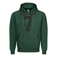 Sports Green Men Colin Kaepernick Football 7 Gift Zipper Hoodie - trangStudio