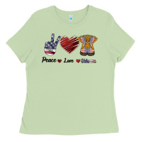 Matcha Peace Love Veteran Ladies Tee - Bettercallsaul