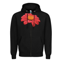 Black del sol sunflower Zipper Hoodie - LillyAllenDesigns