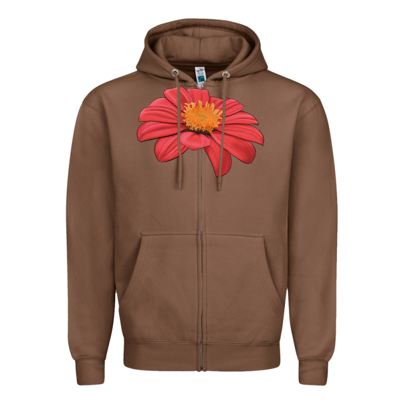 Del Sol Sunflower Zipper Hoodie by LillyAllenDesigns | Teevron