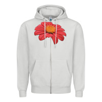 Dove Grey del sol sunflower Zipper Hoodie - LillyAllenDesigns
