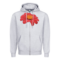 Heather Grey del sol sunflower Zipper Hoodie - LillyAllenDesigns