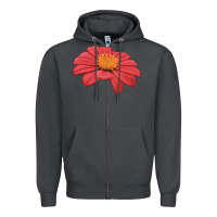 Smoke del sol sunflower Zipper Hoodie - LillyAllenDesigns