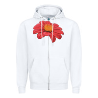White del sol sunflower Zipper Hoodie - LillyAllenDesigns
